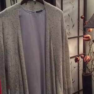 Cashmere open cardigan